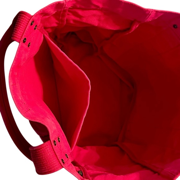 Rugby Ralph Lauren Rugby Large Canvas Bag Tote Beach Embroidered 90s Y2K Rare - Picture 8 of 12